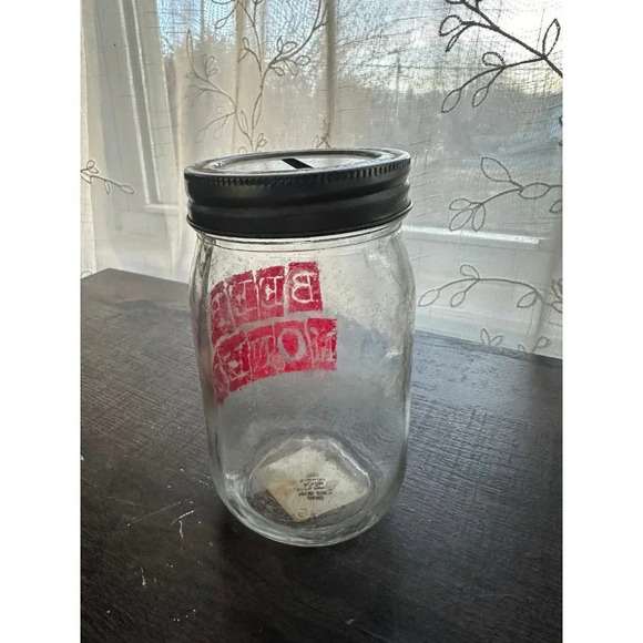 Glass Beer Money Coin Jar - Picture 5 of 7